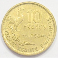 10 francs 1958