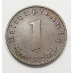 1 reichspfennig 1937 E