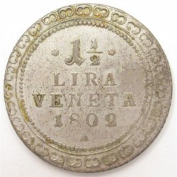 I. Ferenc 1 1/2 lira 1802 A