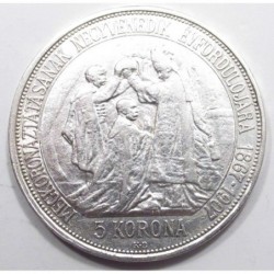 5 korona 1907 - 40. Jahrestag der Krönung