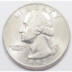quarter dollar 1993 D