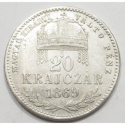 20 krajcár 1869 KB - MKVP