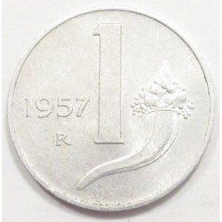 1 lira 1957