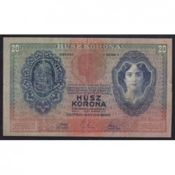 20 kronen/korona 1919