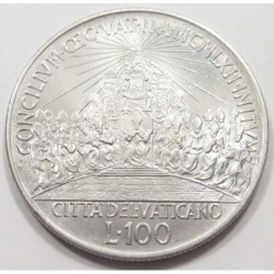 100 lire 1962 - Second Vatican Council