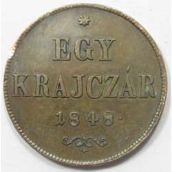 1 kreuzer 1848