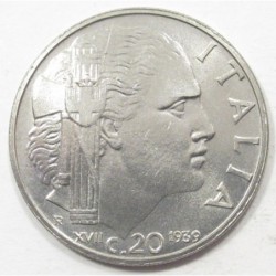 20 centesimi 1939