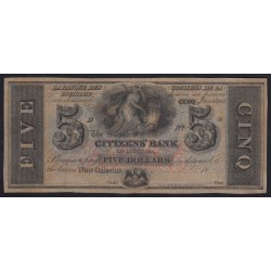 5 dollars 1850 - Louisiana Citizens Bank