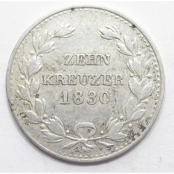 Ludwig I. 10 kreuzer 1830 - Baden