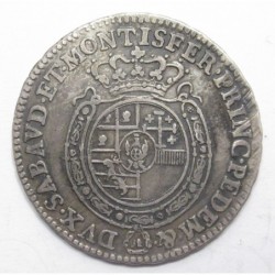 Charles Emmanuel III. 1/4 scudo 1759 - Savoie