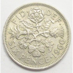 6 pence 1966