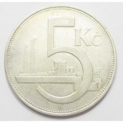 5 korun 1928 G