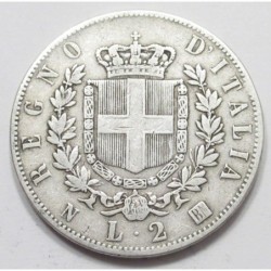 2 lire 1863