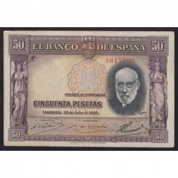 50 pesetas 1935