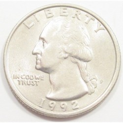 quarter dollar 1992 P