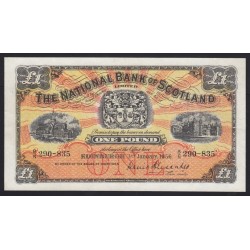 1 pound 1956 - The National Bank of Scotland