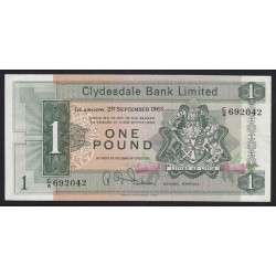 1 pound 1963 - Clydesdale Bank Limited Scotland