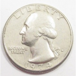 quarter dollar 1974 D