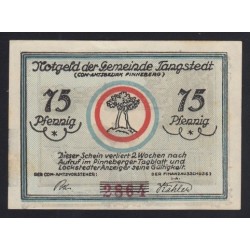 75 pfennig 1921 - Gemeinde Tangstedt