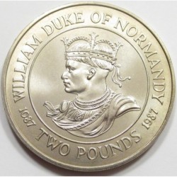 2 pounds 1987 - King William I.