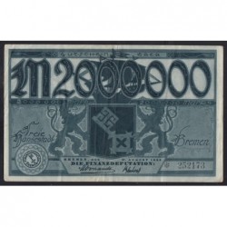 2.000.000 mark 1923 - Bremen