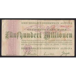 500.000.000 mark 1923 - Altona
