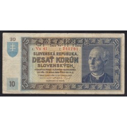 10 korun 1939 - SPECIMEN