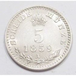 5 kreuzer 1859 A