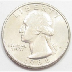 quarter dollar 1988 D