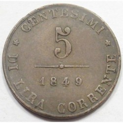 5 centesimi 1849 - Venice