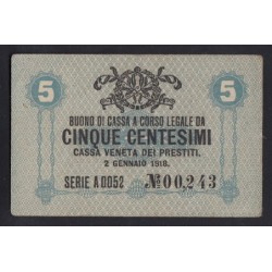 5 centesimi 1918