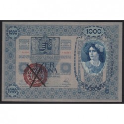 1000 kronen/korona 1920 -  ANNULLED HUNGARIAN STAMP