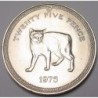 25 pence 1975 - Isle of Man cat
