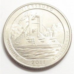 quarter dollar 2011 P - Vicksburg