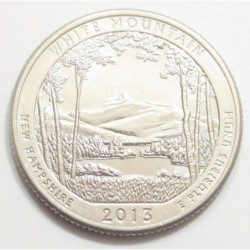 quarter dollar 2013 D - White Mountain