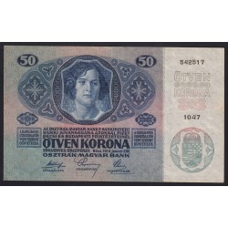 50 kronen/korona 1914