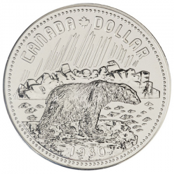 1 dollar 1980 - Antarctica