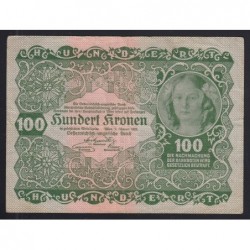 100 kronen 1922