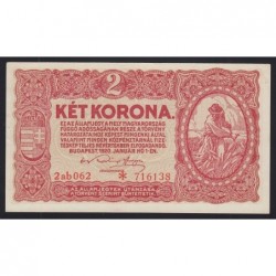 2 korona 1920 - Csillagos sorszám
