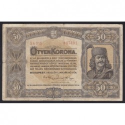 50 korona 1920