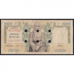 1000 drachmai 1935 - Érvénytelenített