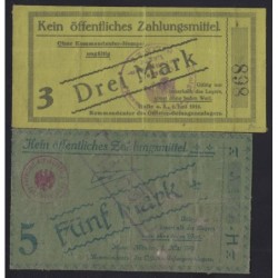 3-5 mark 1915-1916 - Offizier-Kriegsgefangenenlager - Hannoversch Münden