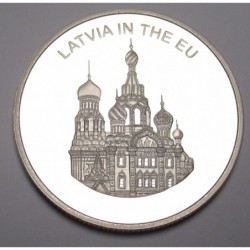 100 liras 2004 PP - Lettország EU csatlakozásának tiszteletére