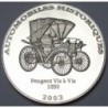 10 francs 2002 PP - Peugeot Vis á Vis 1892