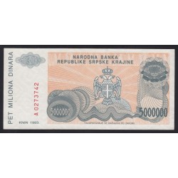 5.000.000 dinara 1993