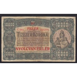 10000 korona/80 fillér 1923