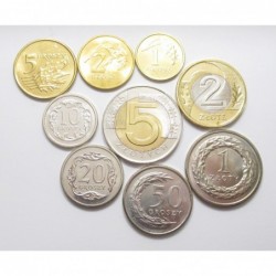 Poland coin set 2004 - varying years