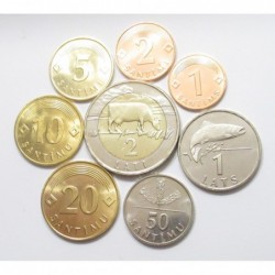 Latvia coin set 2003 - varying years