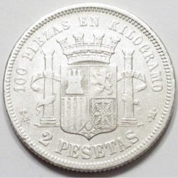 2 pesetas 1870