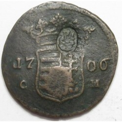 II. Rákóczi Ferenc X poltura 1706 Kosice - 2 countermark